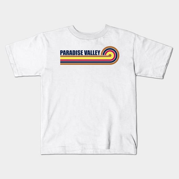 Paradise Valley Arizona horizontal sunset Kids T-Shirt by DPattonPD